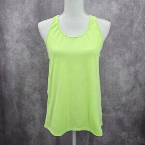 Gap Fit Green Racerback Performance Sports Activewear Tank Top Small